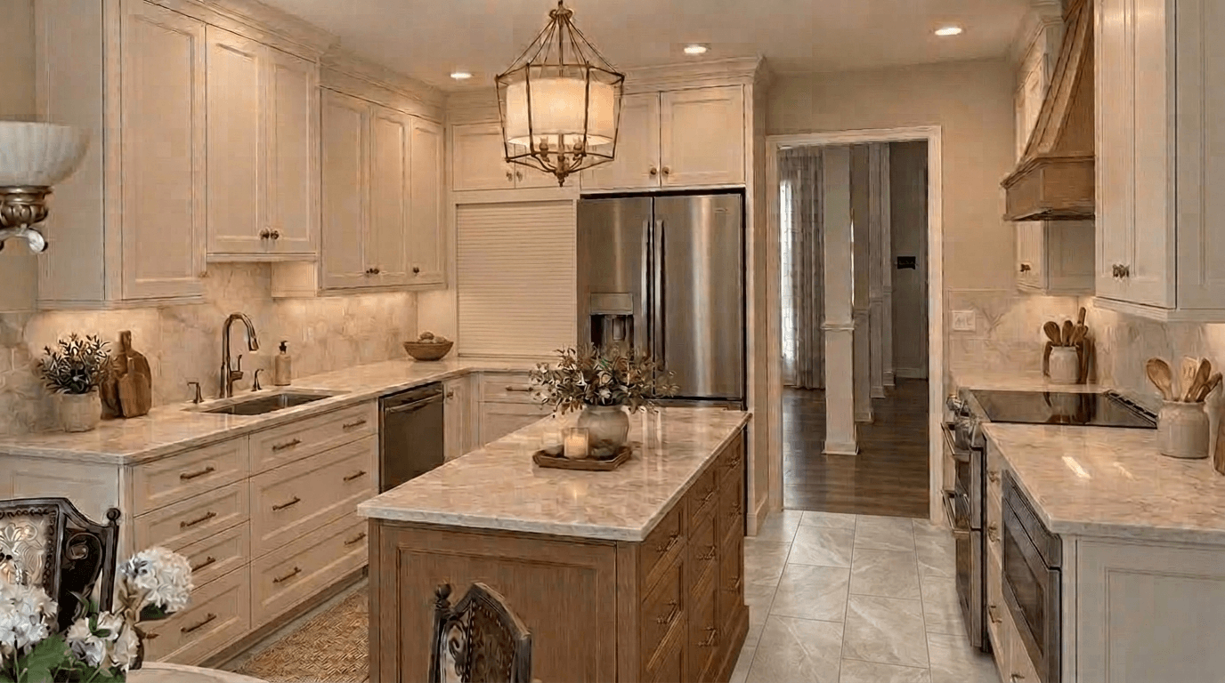 Classic Kitchen design — interior photo by GenRoom AI