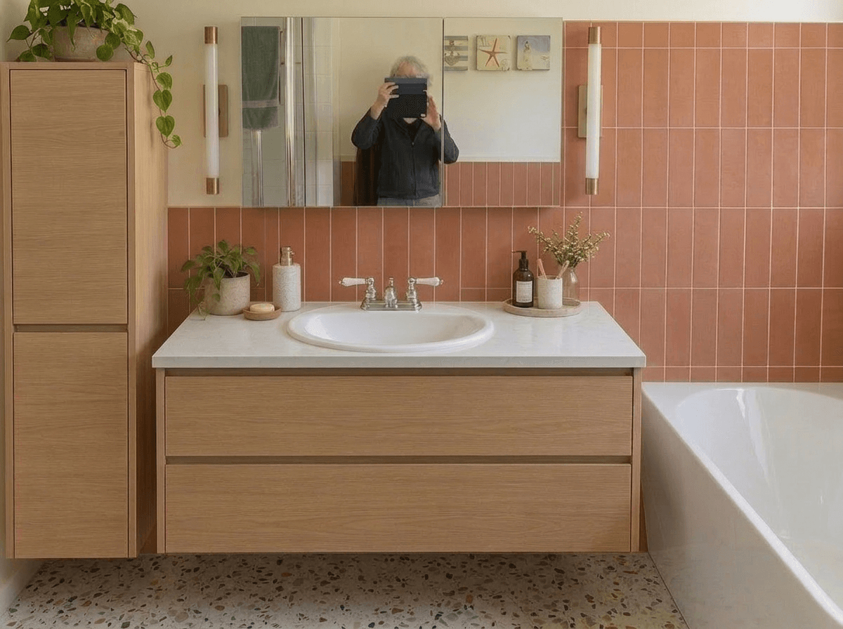 Bathroom interior in no_style style — photo by GenRoom AI