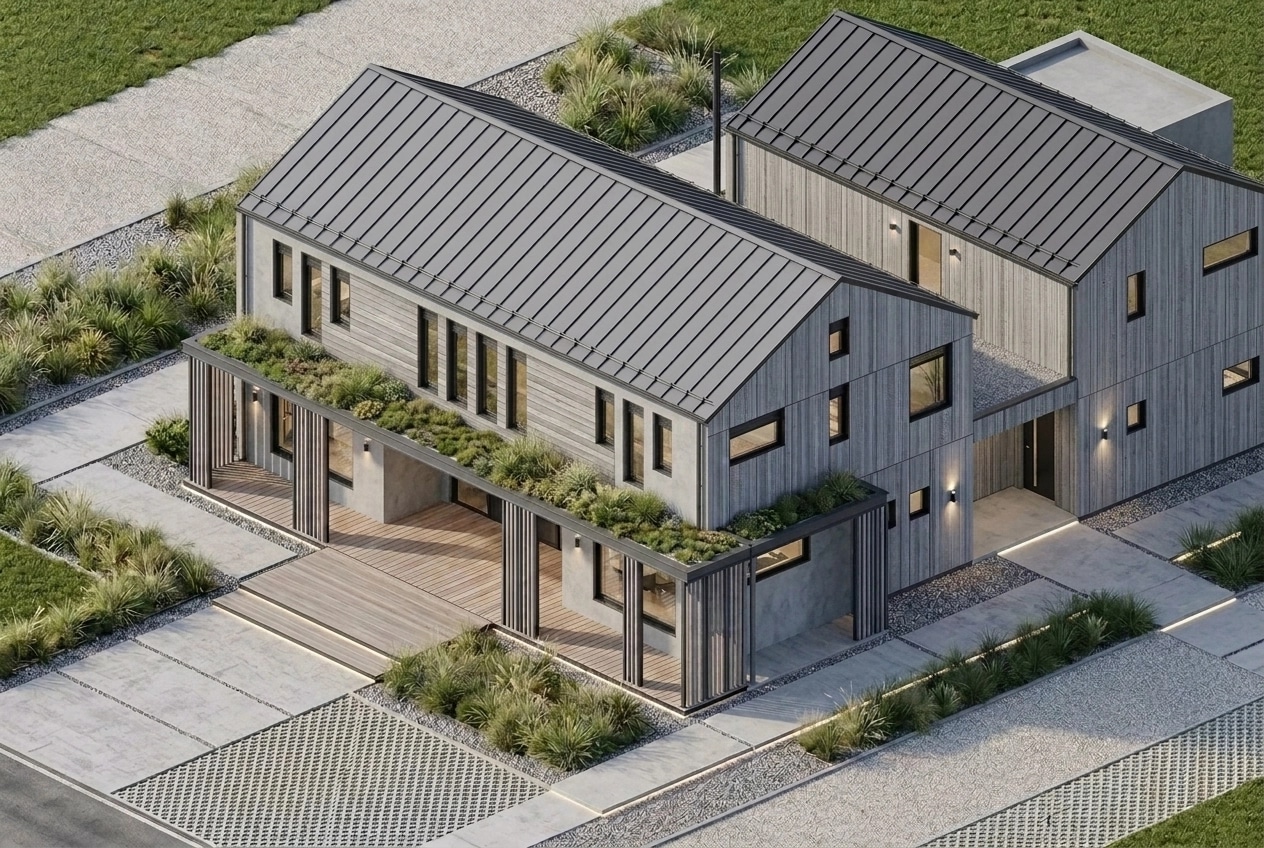 Contemporary Facade Facade design — facade photo by GenRoom AI