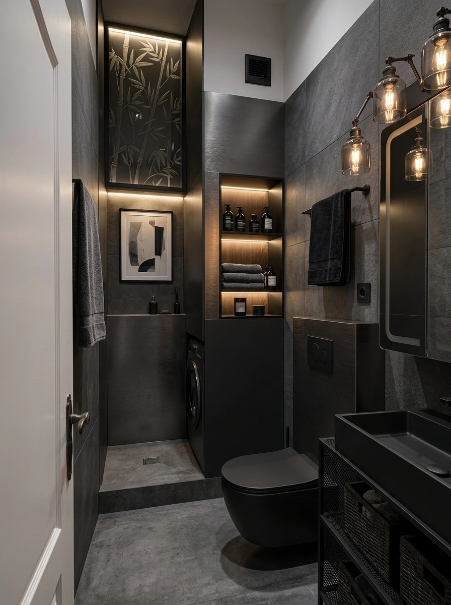 Blacktec Banyo design — interior photo by GenRoom AI