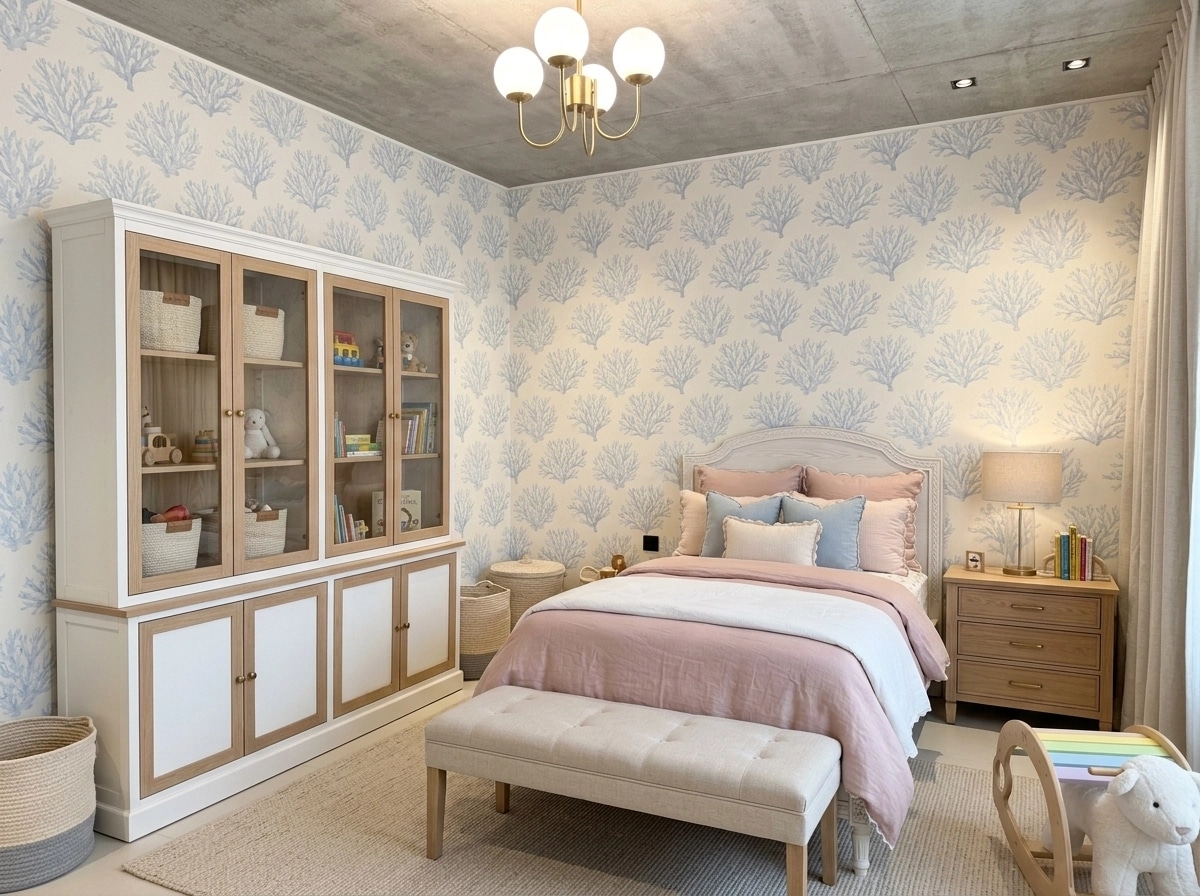 Interior design in Coastal / Hamptons style — Bedroom by GenRoom AI