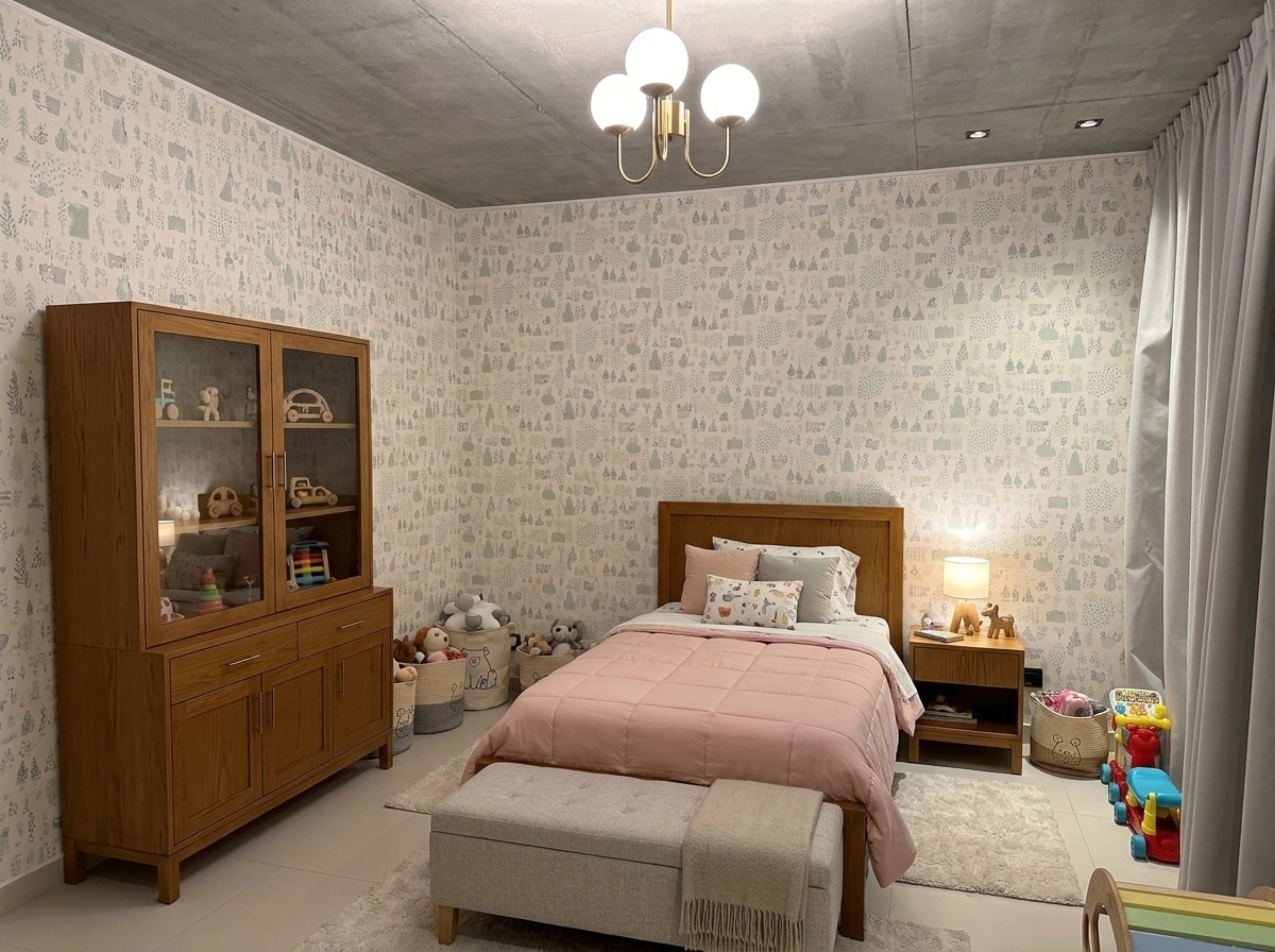 Interior design in Scandinavian style — Bedroom by GenRoom AI