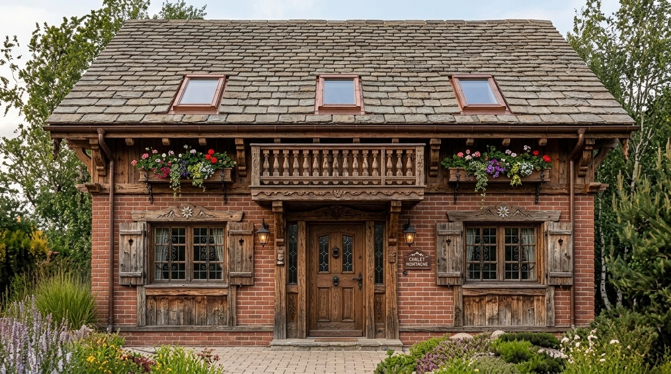 Facade design in Chalet Facade style — Facade by GenRoom AI