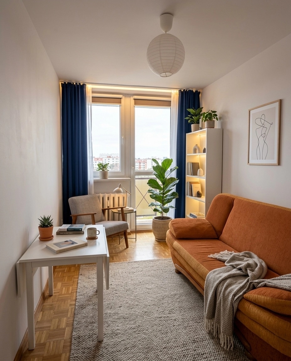 Scandinavian Living Room design — interior photo by GenRoom AI