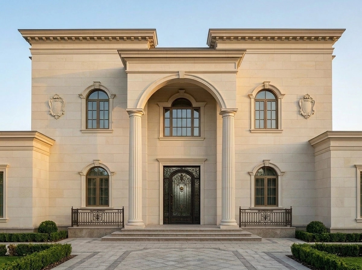 Facade design in Neoclassic Facade style — Facade by GenRoom AI