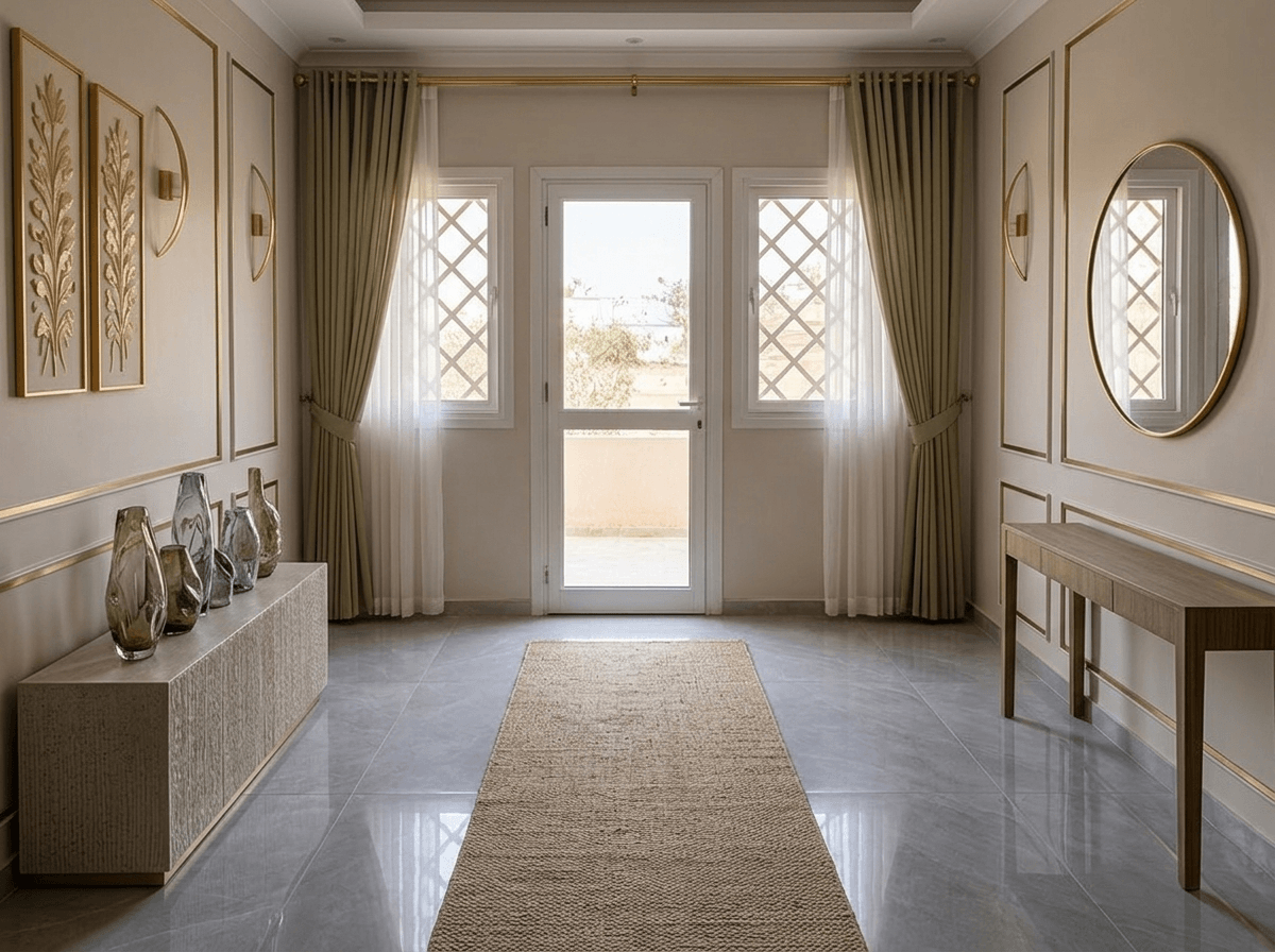Hallway interior in no_style style — photo by GenRoom AI