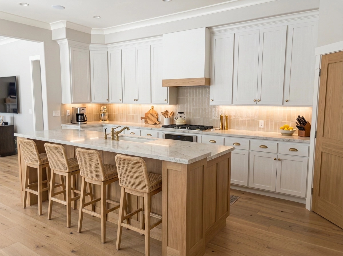Modern Farmhouse Dapur design — interior photo by GenRoom AI