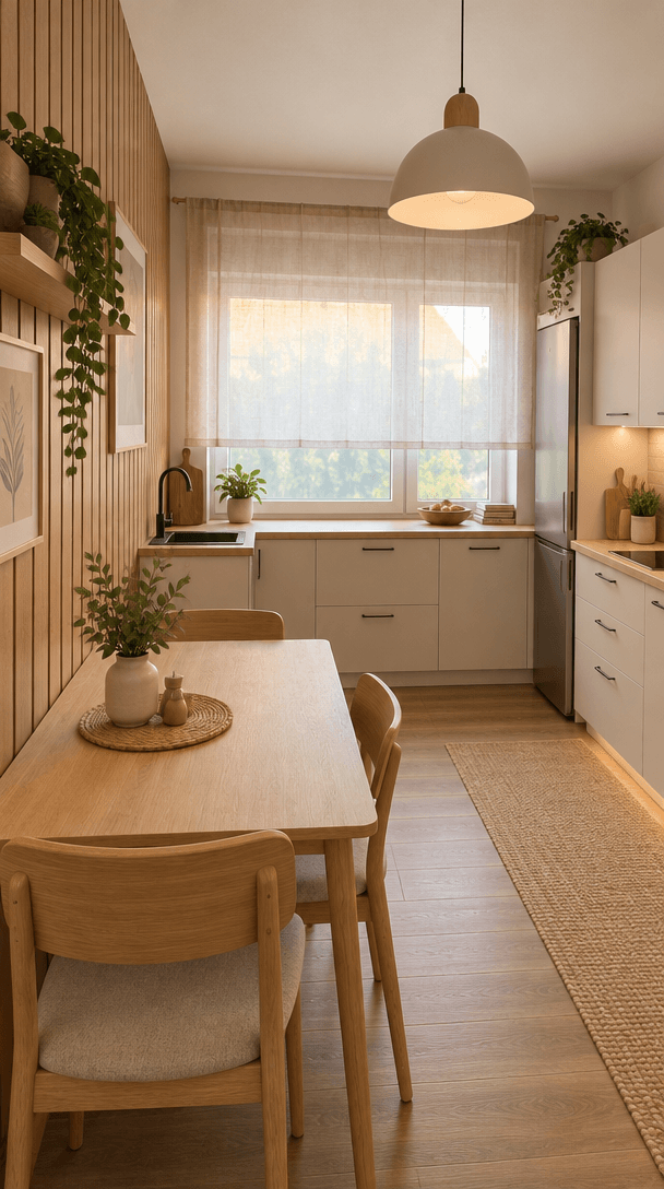 Interior design in Scandinavian style — Kitchen by GenRoom AI