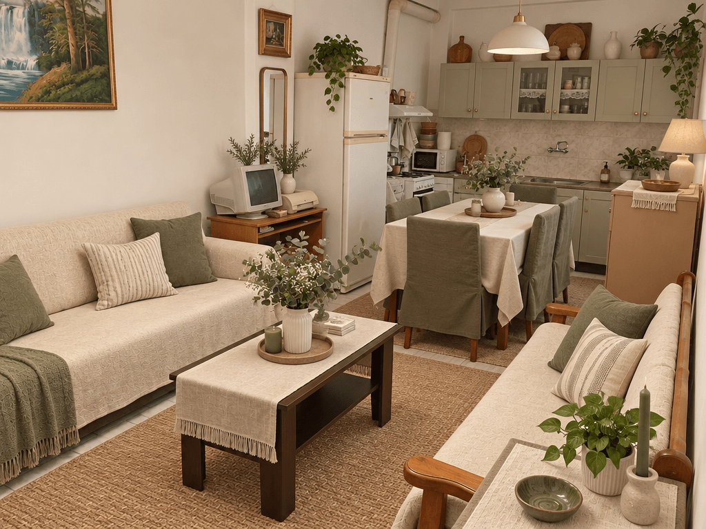 Reka bentuk dalaman dalam gaya Minimalism — dining_room oleh GenRoom AI