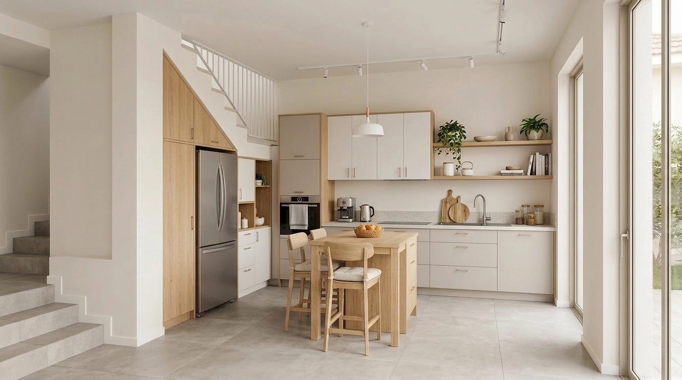 Interior design in Scandinavian style — Kitchen by GenRoom AI