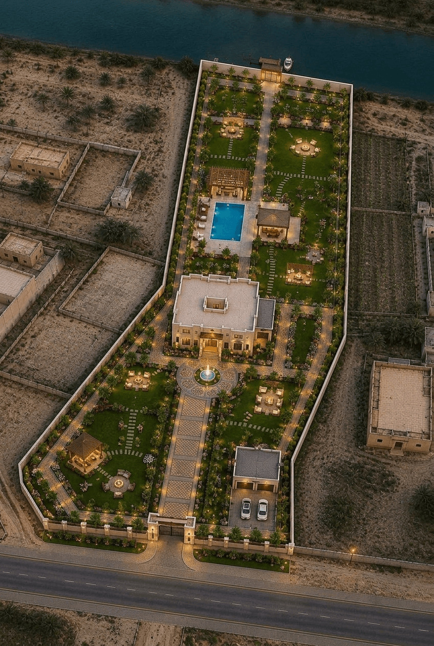 Yard design in no_style style — photo by GenRoom AI