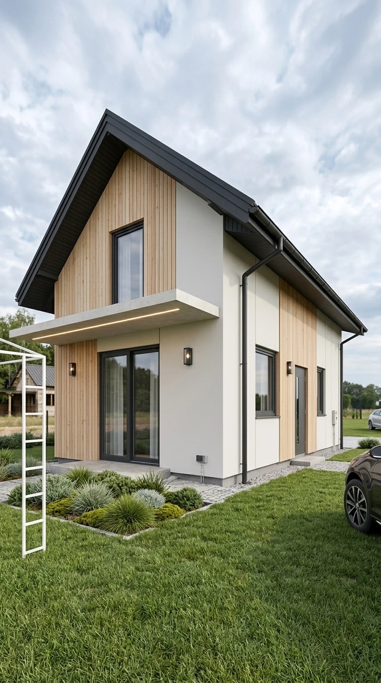 Scandinavian Facade Facade design — facade photo by GenRoom AI
