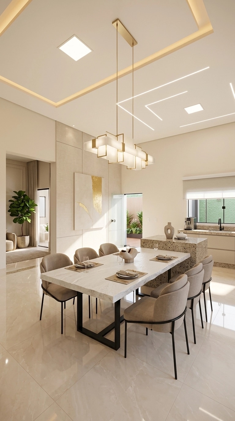 Interior design in Contemporary style — dining_room by GenRoom AI