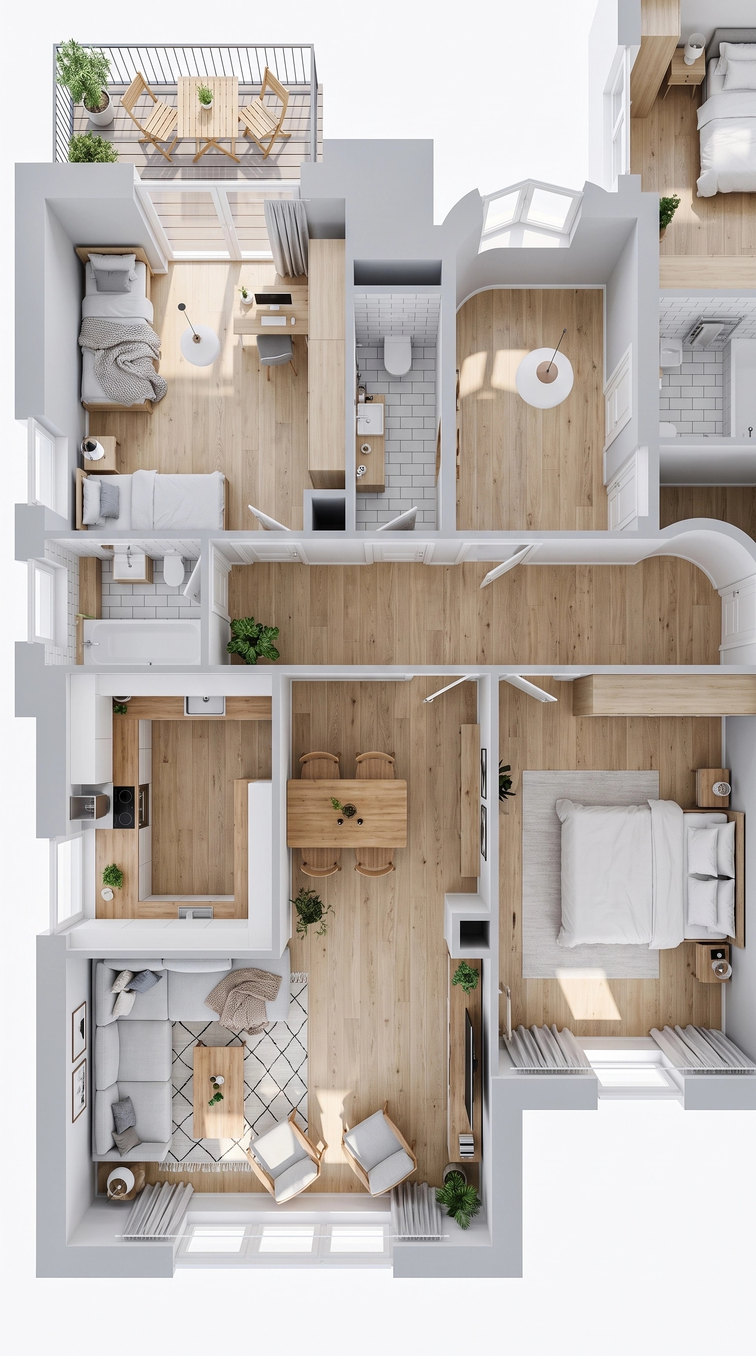 Scandinavian Living Room design — interior photo by GenRoom AI