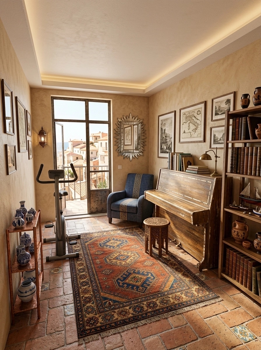 Interior design in Mediterranean style — Living Room by GenRoom AI