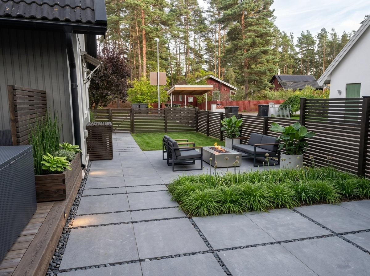 Landscape design in Minimalist Yard style — Yard by GenRoom AI