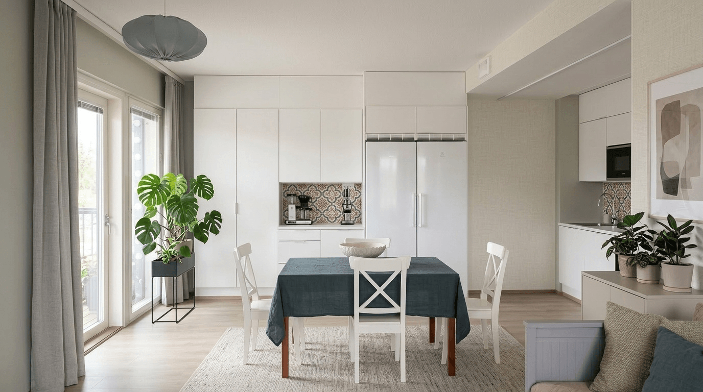 Kitchen interior in no_style style — photo by GenRoom AI