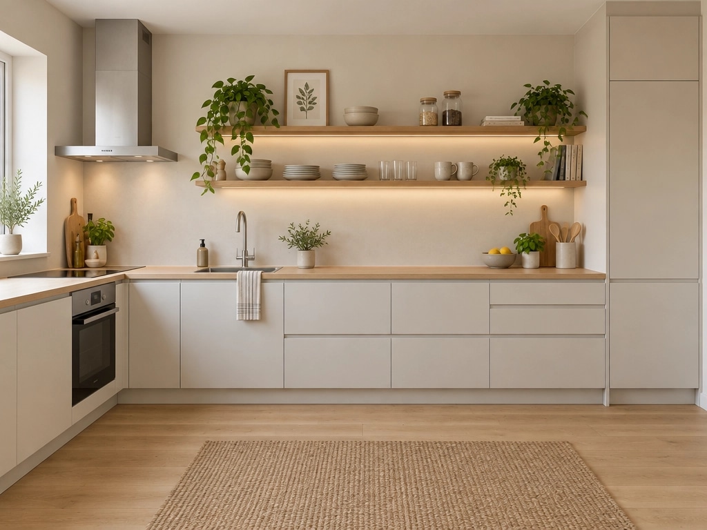 Interior design in Scandinavian style — Kitchen by GenRoom AI