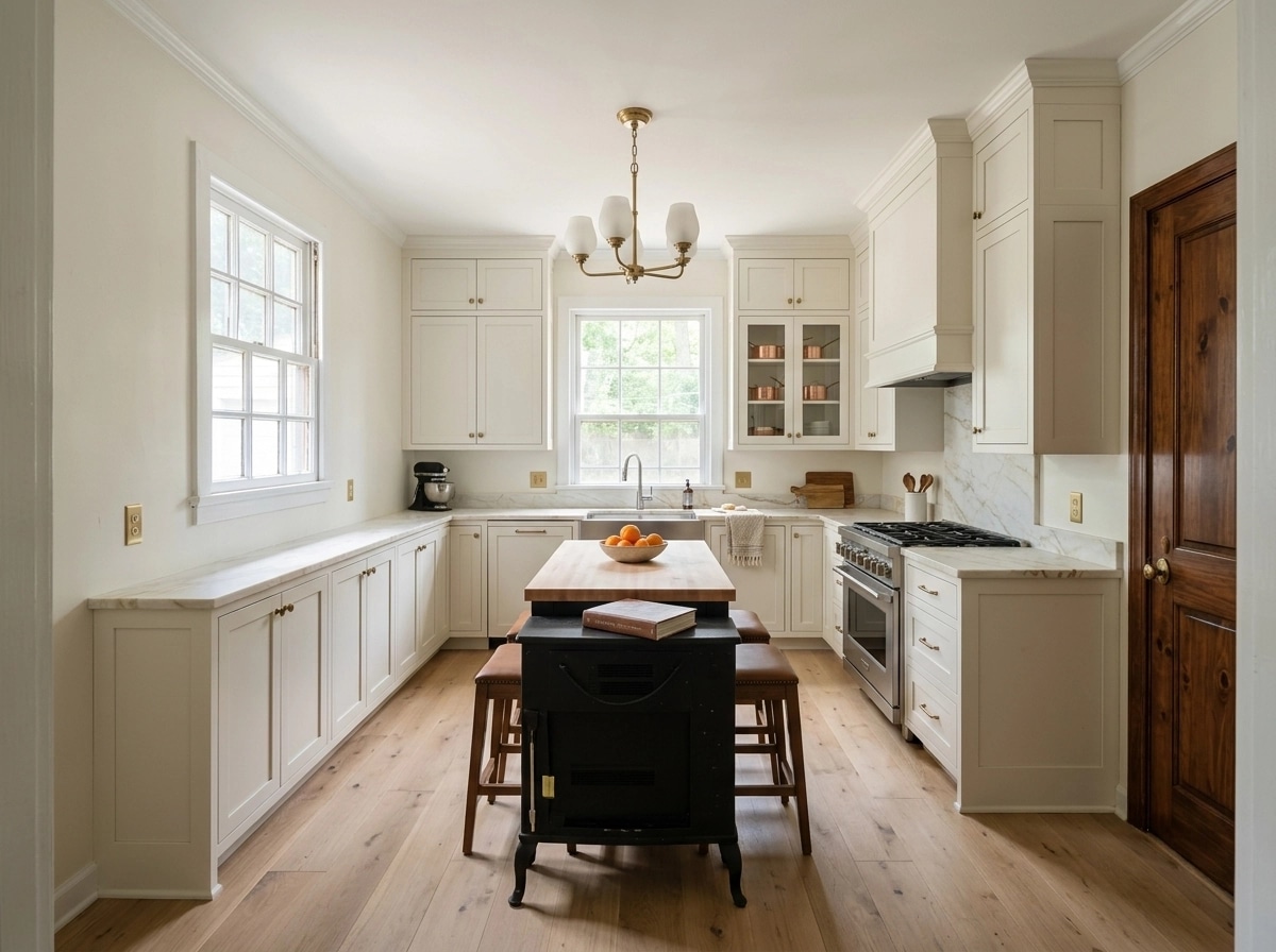 Interior design in Transitional style — Kitchen by GenRoom AI