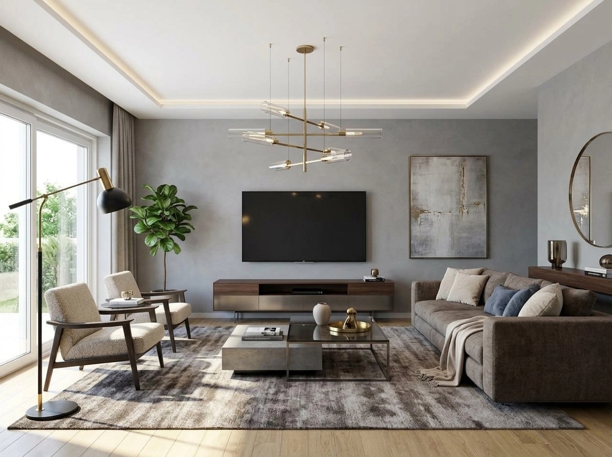 Interior design in Contemporary style — Living Room by GenRoom AI
