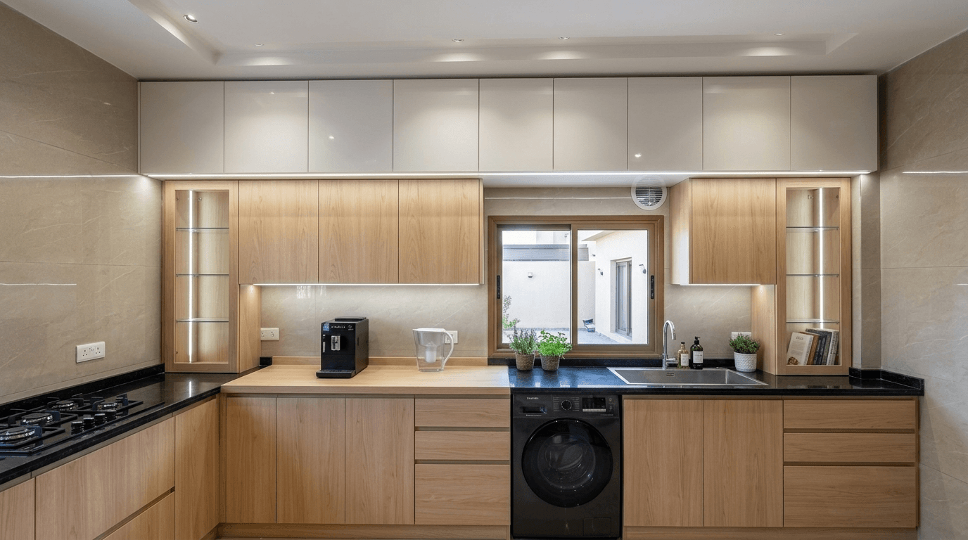 Kitchen interior in no_style style — photo by GenRoom AI