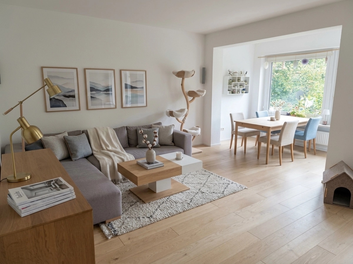 Scandinavian Living Room design — interior photo by GenRoom AI