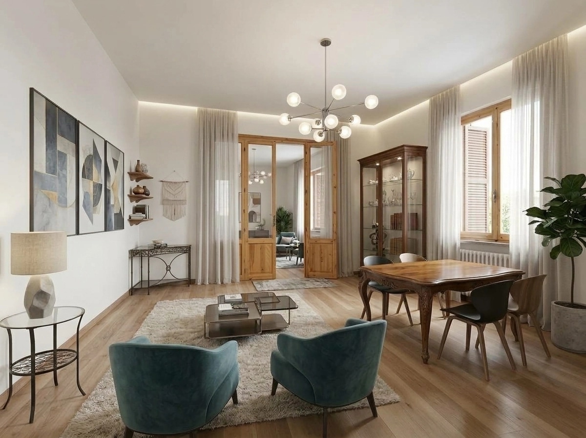 Interior design in Contemporary style — Living Room by GenRoom AI