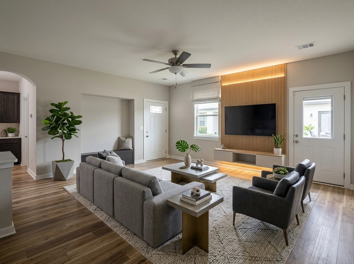 Interior design in Contemporary style — Living Room by GenRoom AI