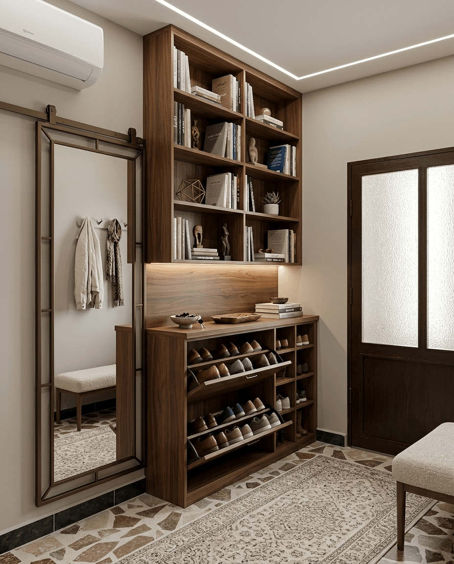 Hallway interior in no_style style — photo by GenRoom AI