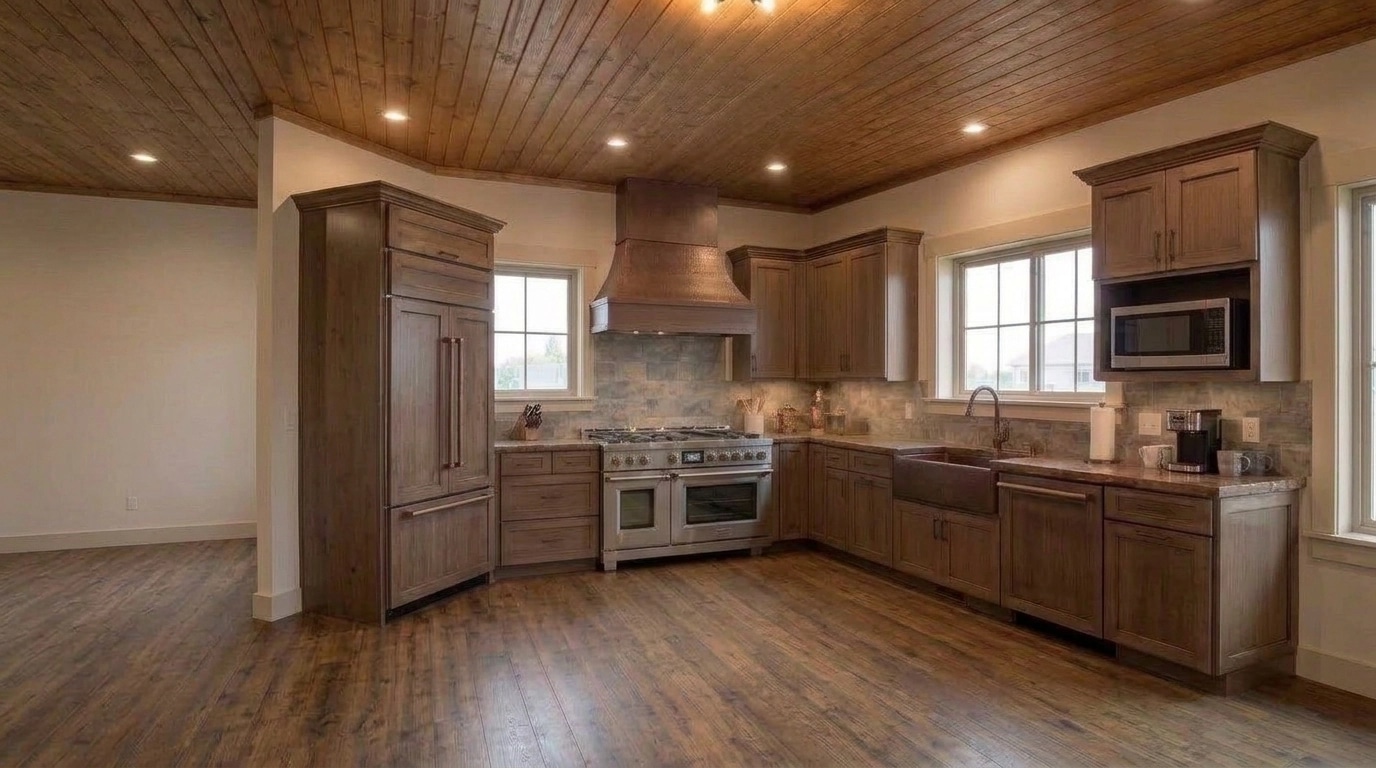 Modern Farmhouse Kitchen design — interior photo by GenRoom AI
