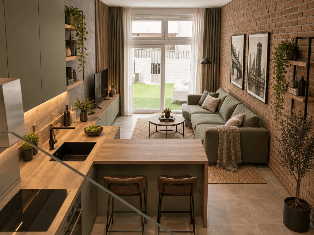 Interior design in Loft / Industrial style — other by GenRoom AI
