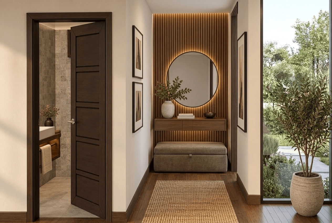 Hallway interior in no_style style — photo by GenRoom AI