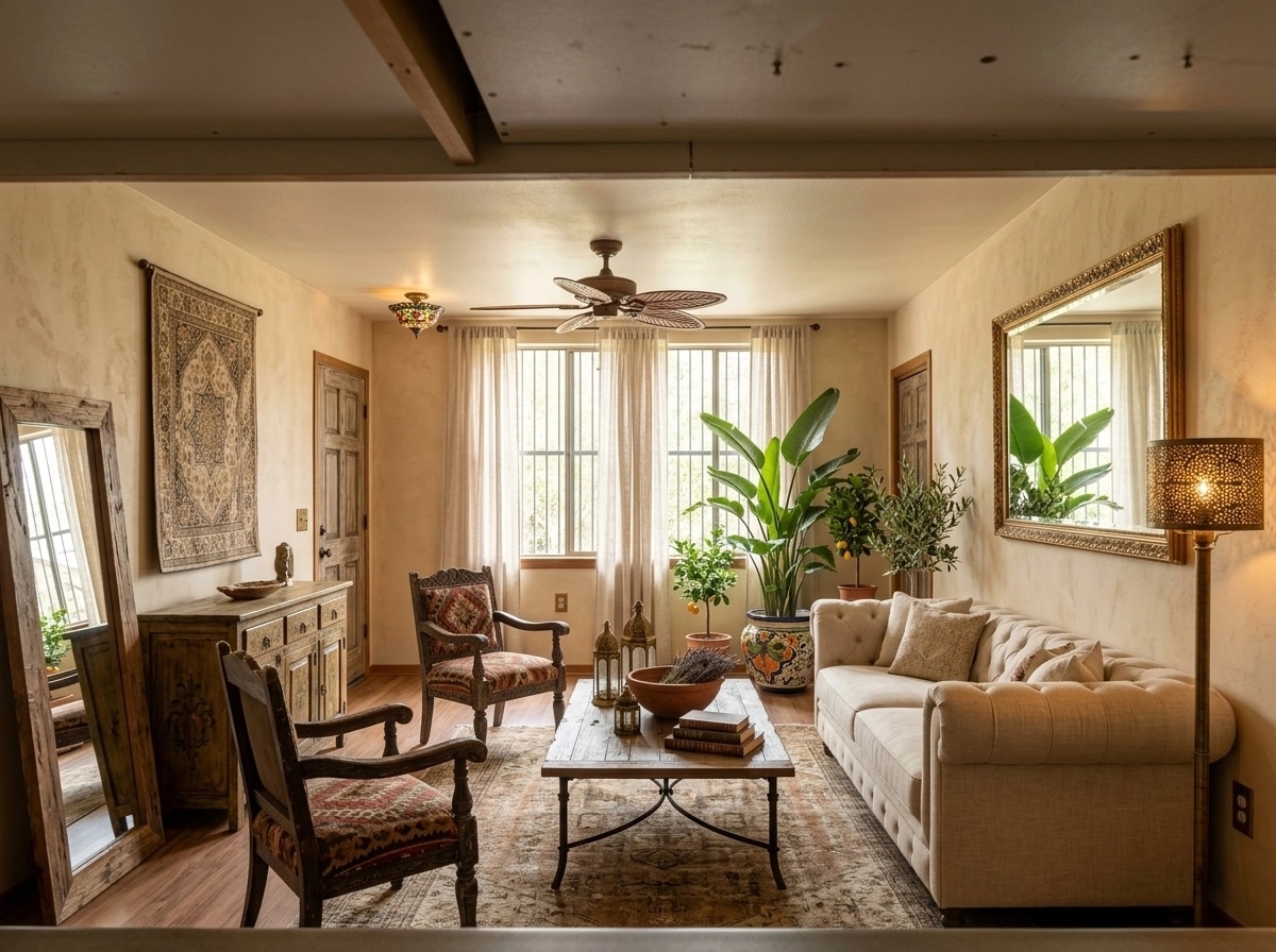 Interior design in Mediterranean style — Living Room by GenRoom AI