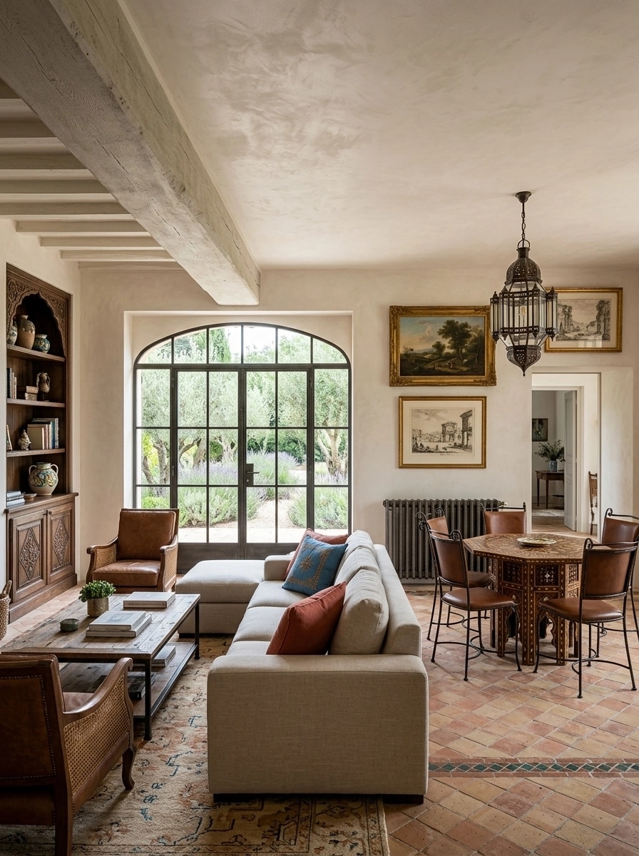 Interior design in Mediterranean style — Living Room by GenRoom AI