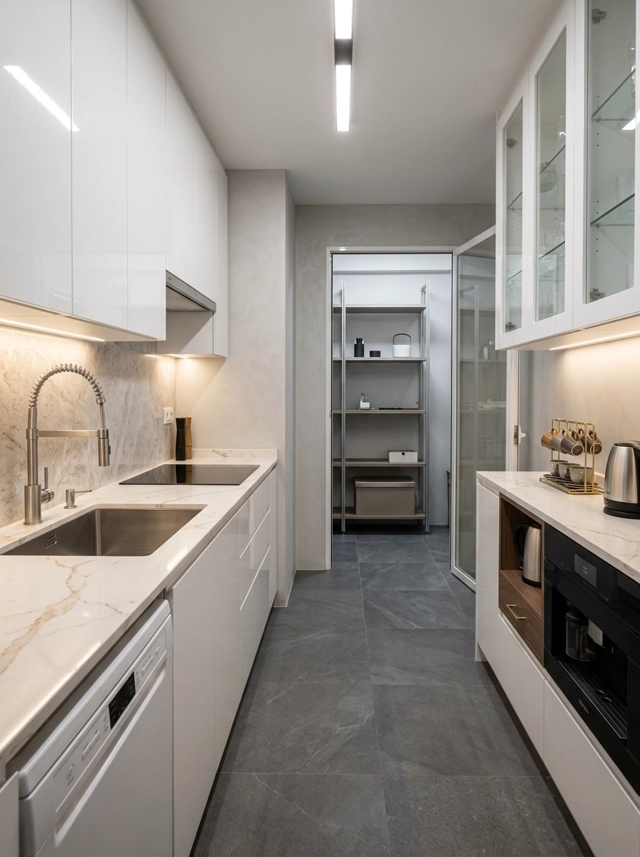Interior design in Contemporary style — Kitchen by GenRoom AI