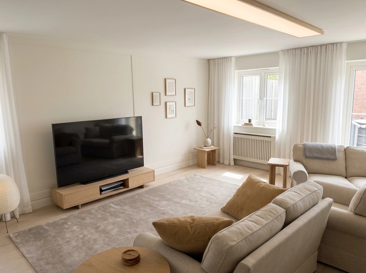Minimalism Living Room design — interior photo by GenRoom AI