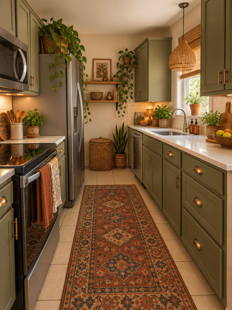 Design de interiores em estilo Bohemian — Cozinha por GenRoom AI