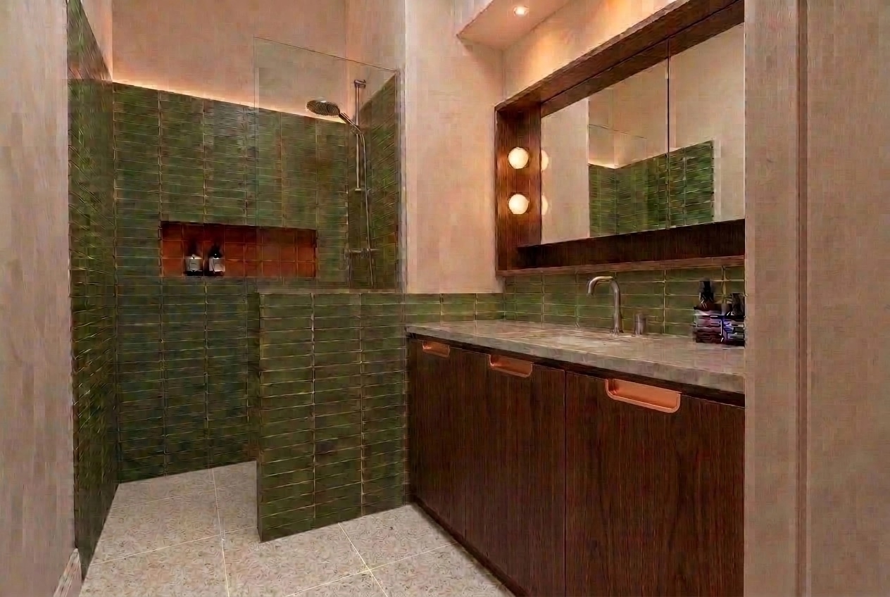 Bathroom interior in no_style style — photo by GenRoom AI