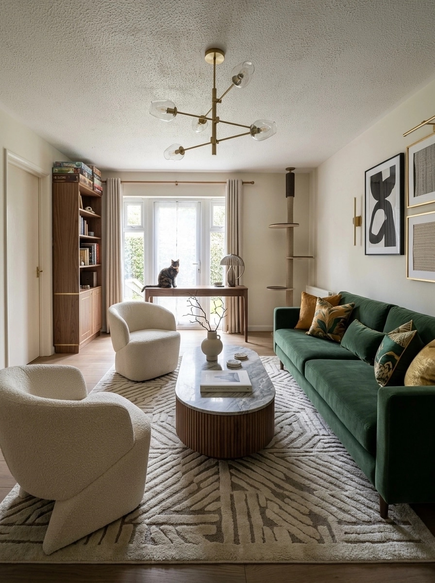 Interior design in Contemporary style — Living Room by GenRoom AI