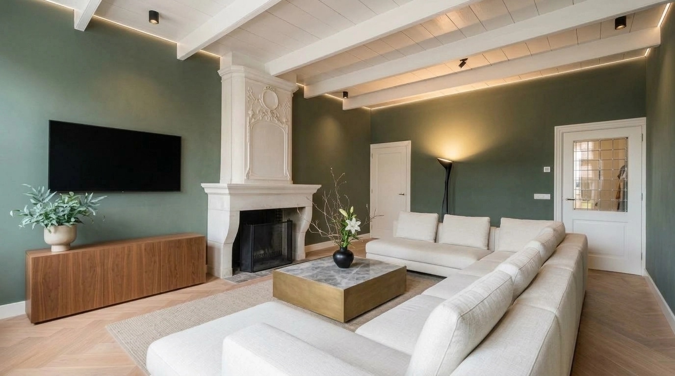 Minimalism Living Room design — interior photo by GenRoom AI