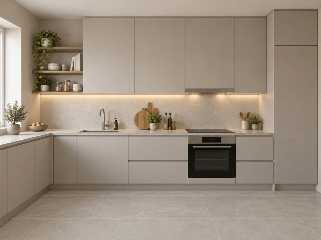Kitchen interior in no_style style — photo by GenRoom AI