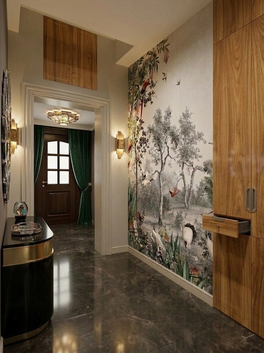 Interior design in Art Deco style — Hallway by GenRoom AI