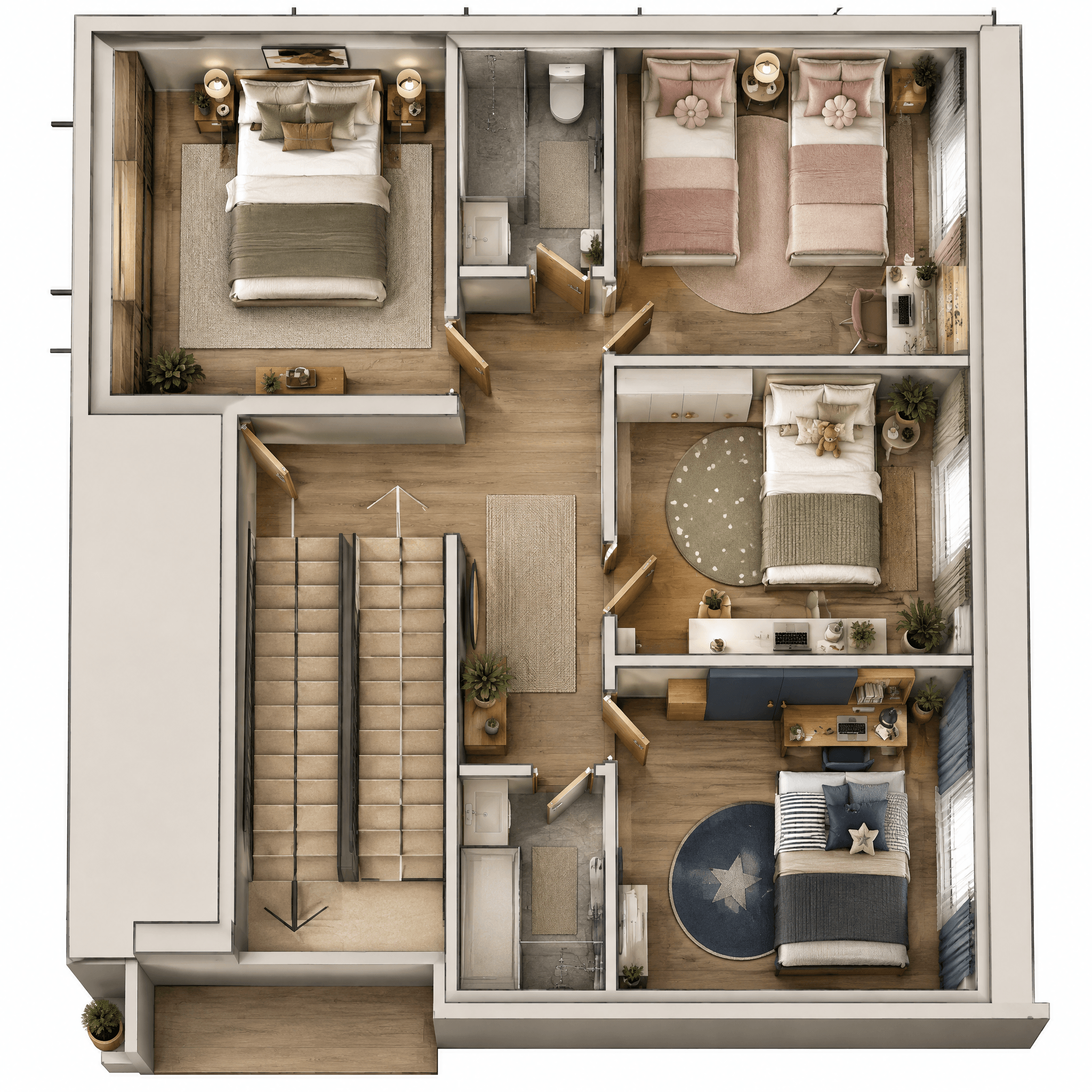 Interior design in Contemporary style — Living Room by GenRoom AI