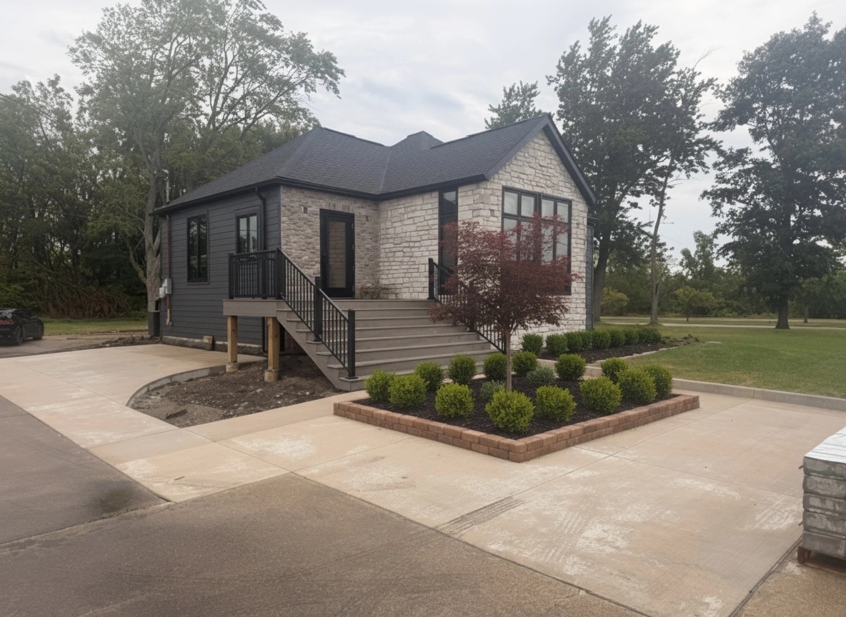 Yard design in no_style style — photo by GenRoom AI