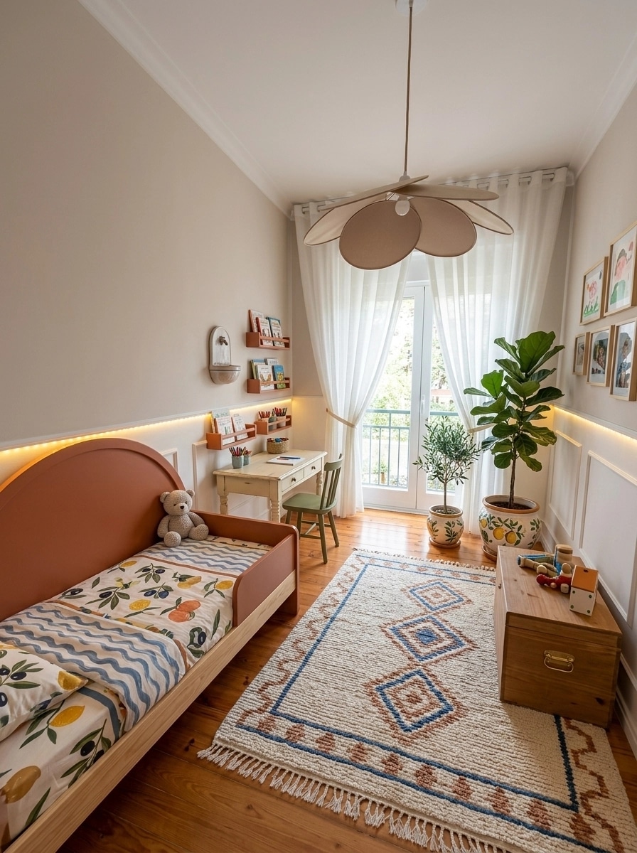 Interior design in Mediterranean style — Kids Room by GenRoom AI