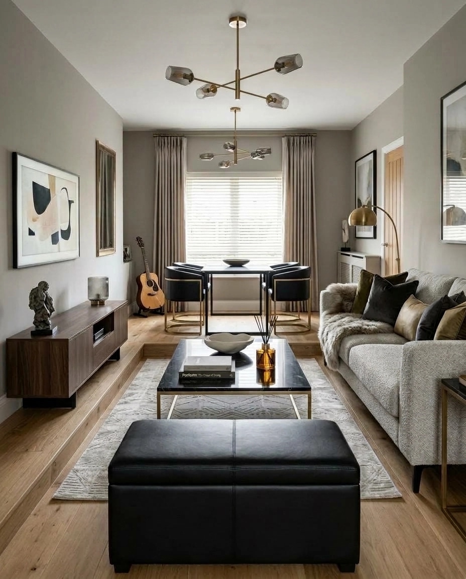 Interior design in Contemporary style — Living Room by GenRoom AI