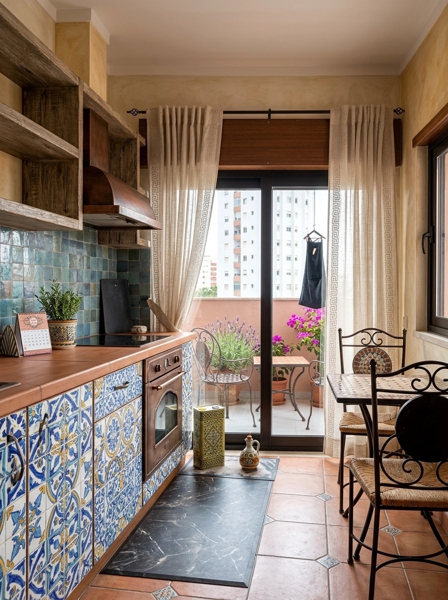 Mediterranean Kitchen design — interior photo by GenRoom AI