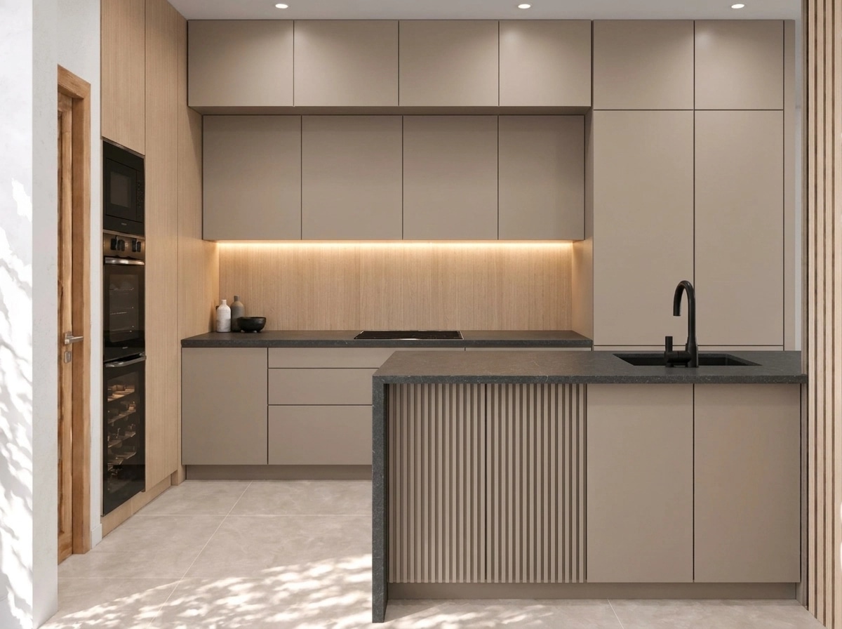 Minimalism Κουζίνα design — interior photo by GenRoom AI