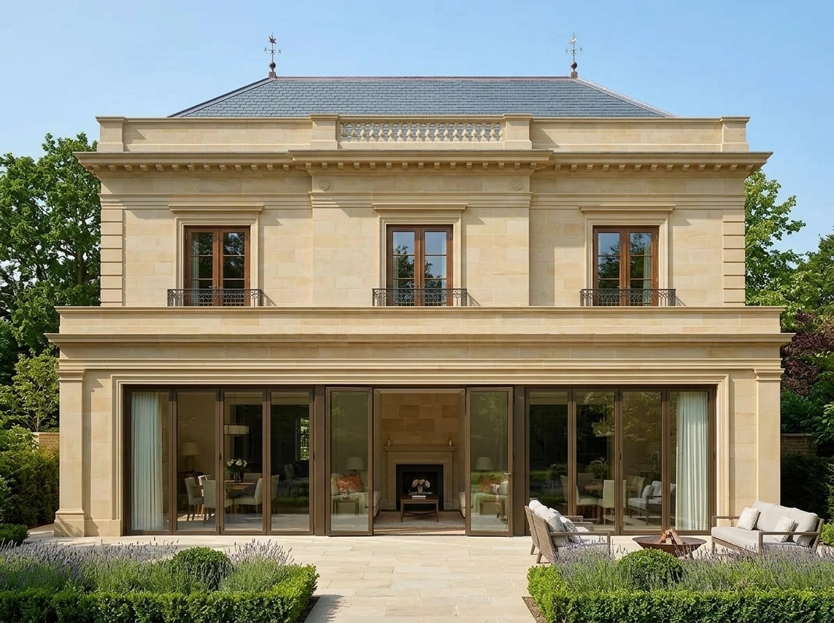 Facade design in Neoclassic Facade style — Facade by GenRoom AI