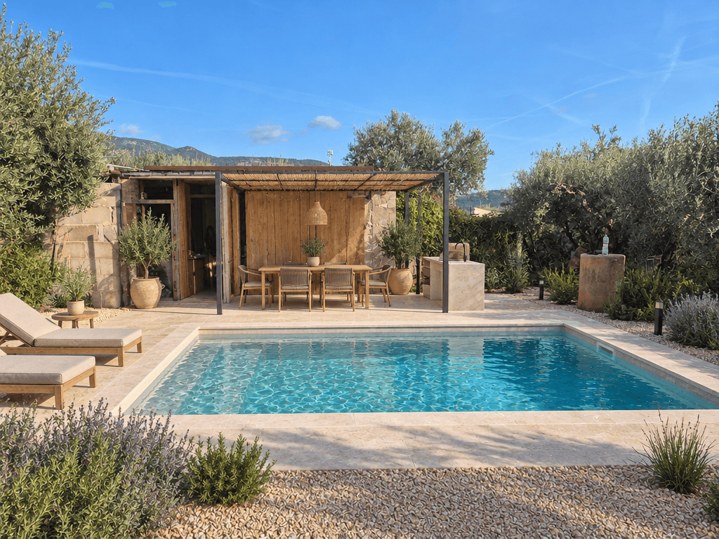 Landscape design in Minimalist Yard style — Yard by GenRoom AI